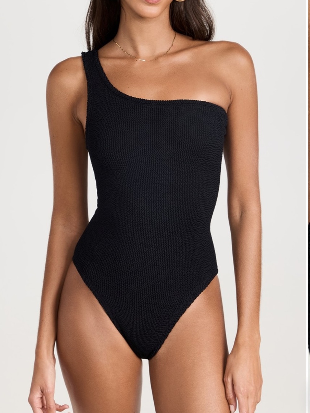 Hunza G One Shoulder Swim One Piece
